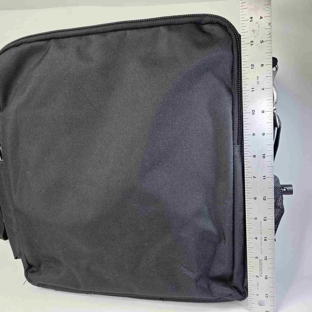 Vintage‎ IBM Briefcase Laptop PC Shoulder Messenger Black Blue Employee Bag Rare